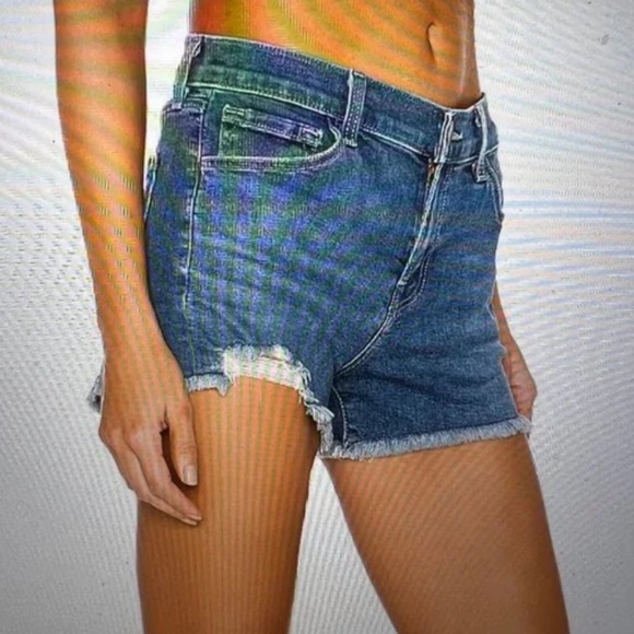 J BRAND Revolve 1044 Mid Rise Epsilon Denim Shorts - Size 27 - Picture 2 of 10